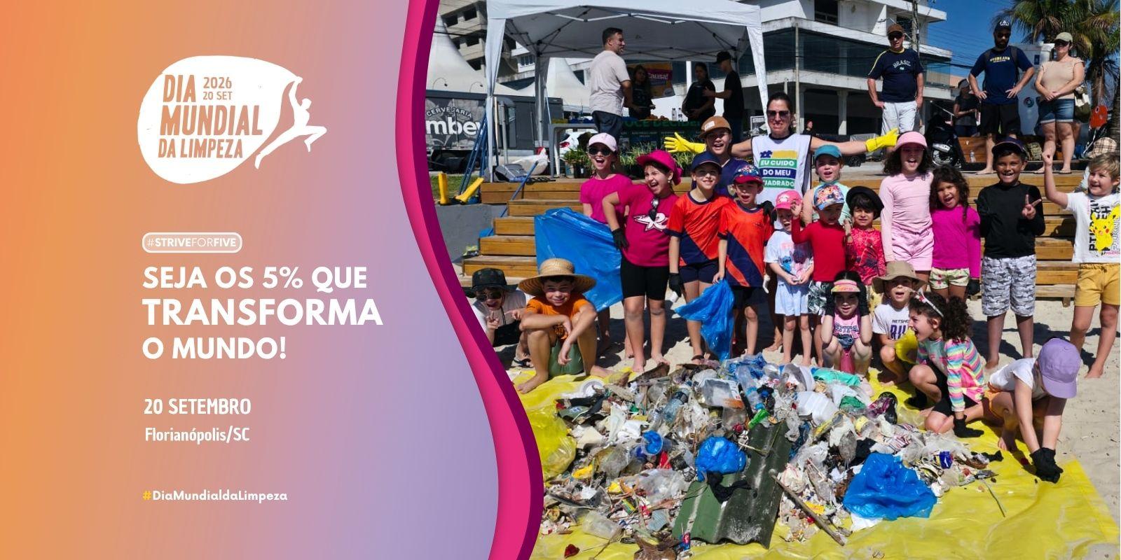 Dia Mundial da Limpeza - Praia dos Ingleses/Florianópolis