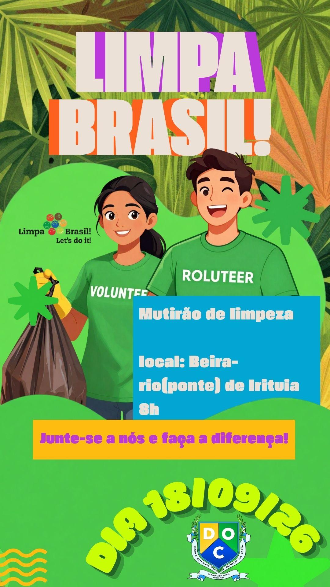 Mutirão de Limpeza da EE DEUZELITE OLIVEIRA DA COSTA