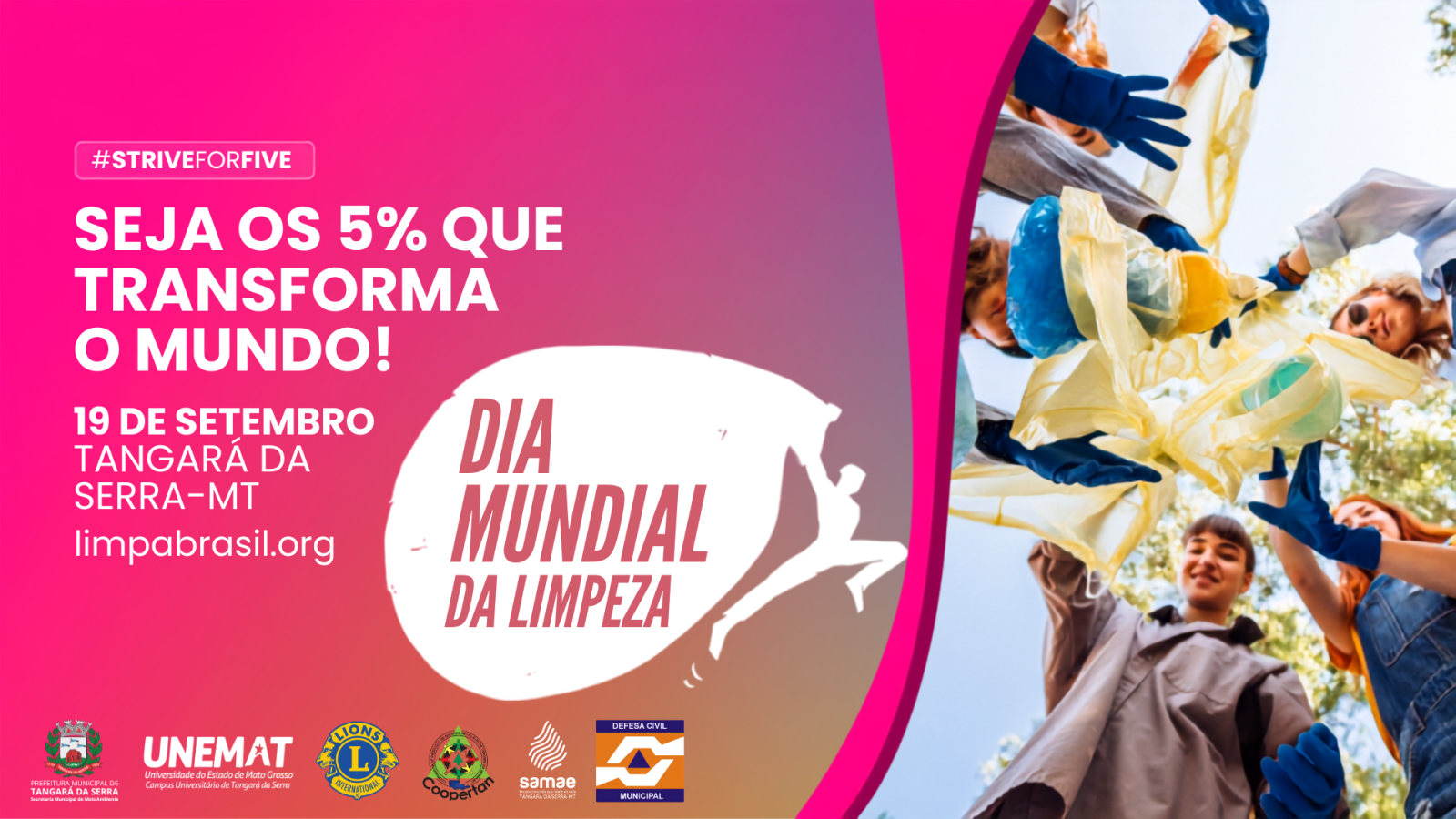 Mutirão de Limpeza dos Córregos Urbanos de Tangará da Serra