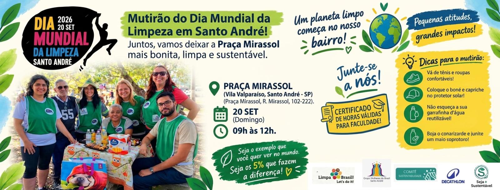 Um Planeta limpo , começa no nosso bairro